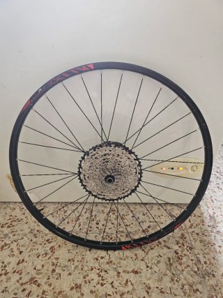 Llanta Orbea con disco y cassette