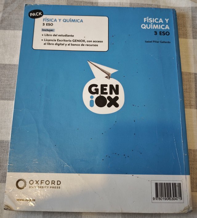 Física y Química 3 ESO ISBN 9780190530471