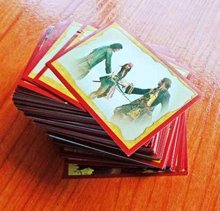 Lote 32 cromos Piratas del Caribe 3, fin del mundo