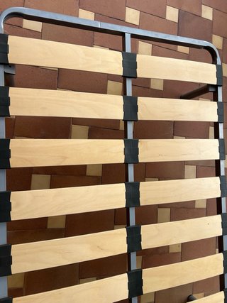 Colchón 110 cm y somier de tablas