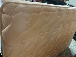 Colchón 110 cm y somier de tablas
