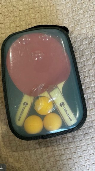 Set de ping pong portátil Artengo Rollnet