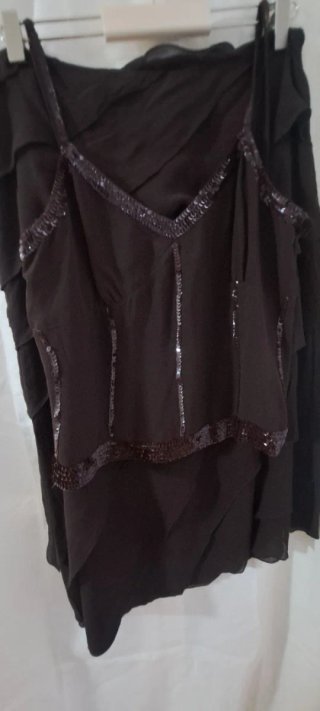 Conjunto falda y blusa lentejuelas