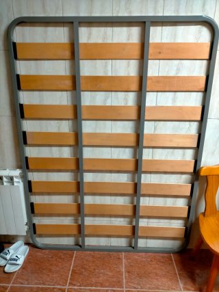 Somier 135cm Metal y Madera Acepto ofertas