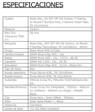 Ridley Noah Disc SRAM eTap UCI S-M