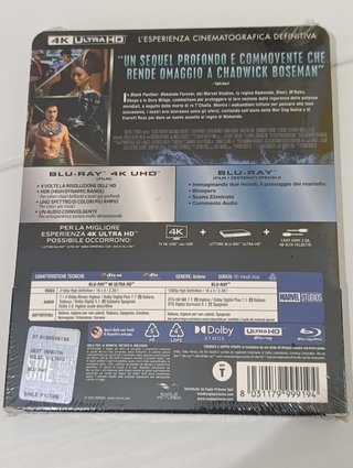 Black Panther Wakanda Forever 4K SteelbookTalokan