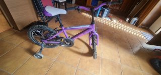 Bicicleta Violeta 16 - Casi Nueva