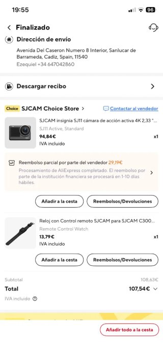 SJCAM SJ11 + Reloj Control Remoto