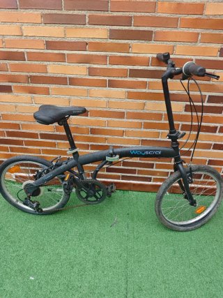 Bicicleta Plegable Waycscral Negra