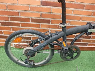 Bicicleta Plegable Waycscral Negra