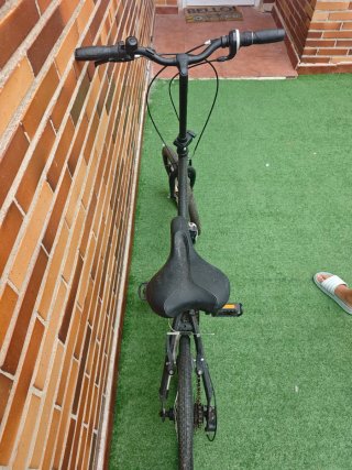 Bicicleta Plegable Waycscral Negra