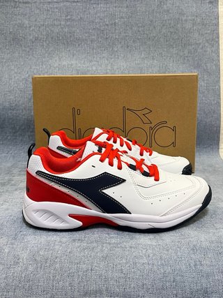 Scarpe Diadora Donna Tg 37 Bianche Rosse