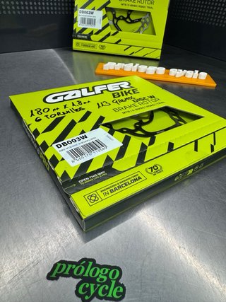 Discos Galfer 160mm y 180mm 6 tornillos