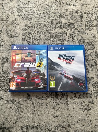 Need for Speed Rivals y The Crew 2 ps4