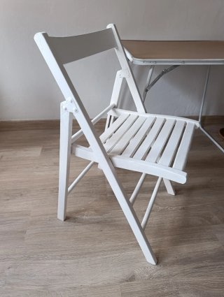 Tavolo e sedia pieghevole per giardino/campeggio