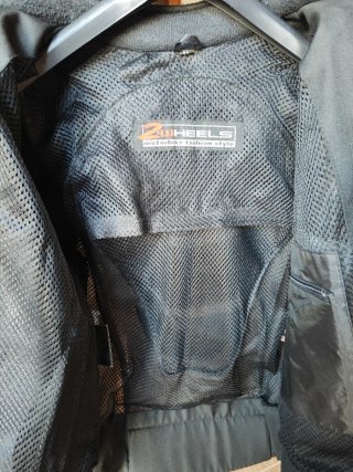 Chaqueta Moto 2Wheels Negra y Gris