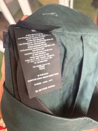 Falda G-Star RAW verde militar