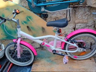 Bicicletta bambina B'TWIN rosa