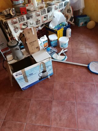 Piscina Bestway con depuradora de arena
