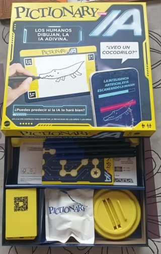 Juego de mesa Pictionary contra IA