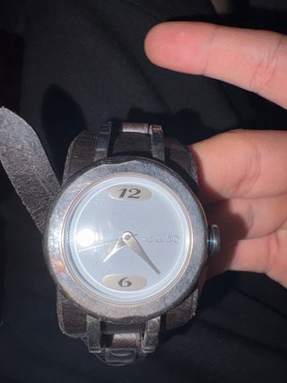 Reloj UNO de 50 Marrón y Plateado