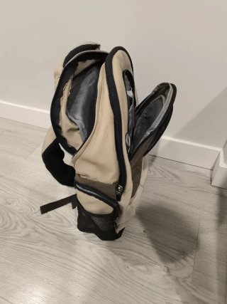 Mochila Samsonite portátil beige y marrón