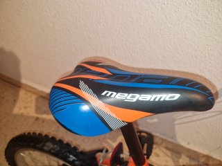 Bicicleta Infantil Naranja 16 con Ruedines