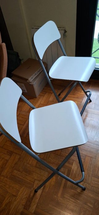 Taburetes Altos Plegables Ikea Metal Madera