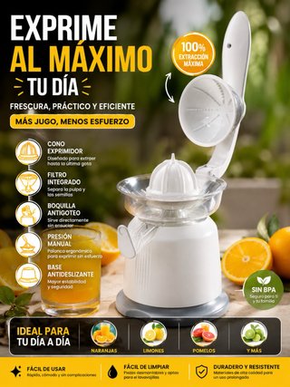 Exprimidor de Palanca Manual
