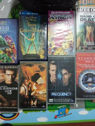 Lote 7 Películas VHS (Español)