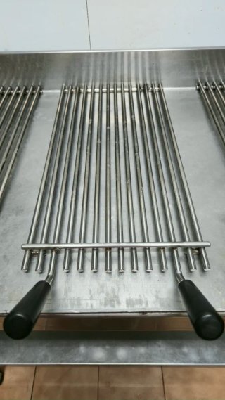 Parrilla Vasca Inox Industrial piedra Volcánica