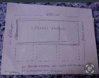 Sofá Cama Beige Tela