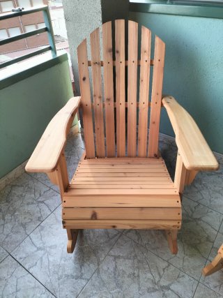 2 Mecedoras Adirondack de Madera