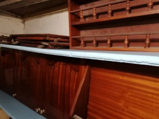 Puertas de cocina de madera maciza de sapeli
