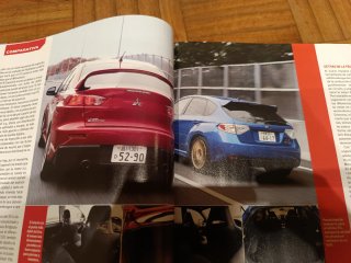 Revista Auto Pasión Evo vs Impreza