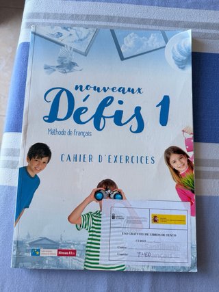 Libros 5º primaria matemáticas, frances y lengua