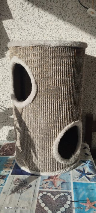 Árbol rascador para gatos cilíndrico, 60×35,