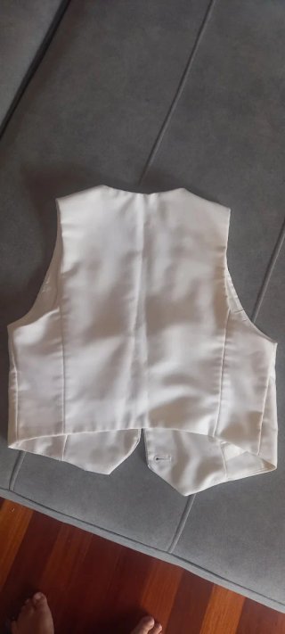 Chaleco Zara Blanco