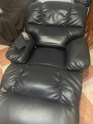 Sillón Polipiel Reclinable Masaje Calor