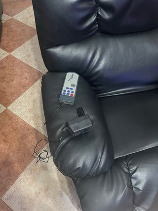 Sillón Polipiel Reclinable Masaje Calor