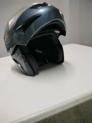 Casco Moto Modular Gris
