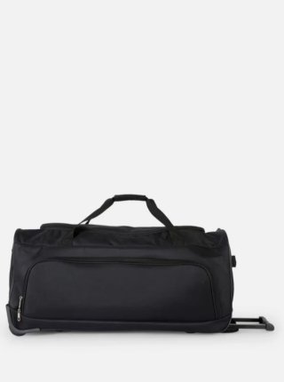 Bolso de viaje negro con ruedas