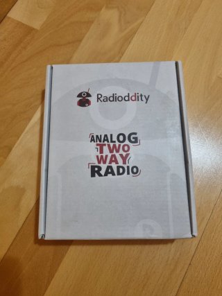Walkie Talkies Radioddity Analog, Rojo y azul