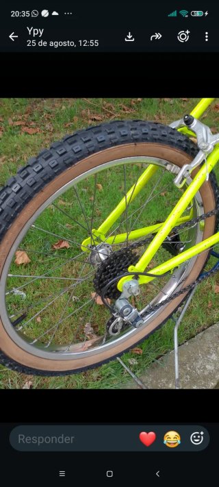 Bicicleta BMX BH Racer 8  años 80