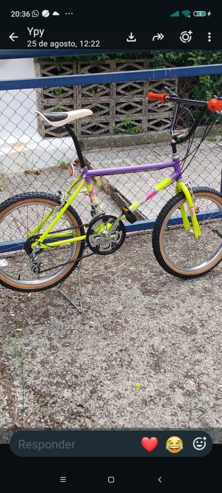 Bicicleta BMX BH Racer 8  años 80