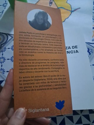 La belleza de la ausencia. Asumir lo que no es.