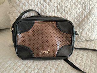 Bolso Bimba y Lola Cuero Negro y Marrón