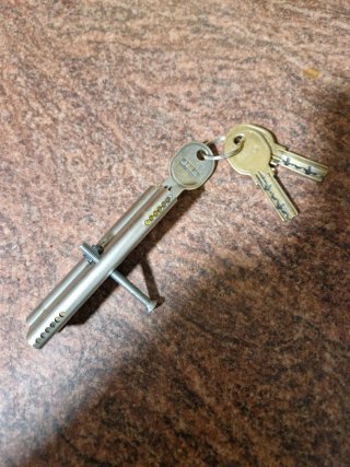 Bombín de seguridad con 3 llaves