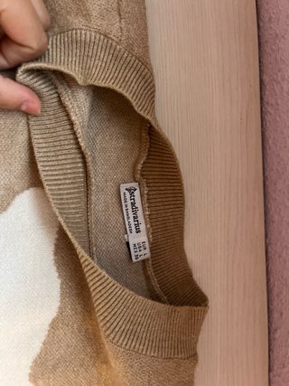Jersey Stradivarius estampado vaca marrón