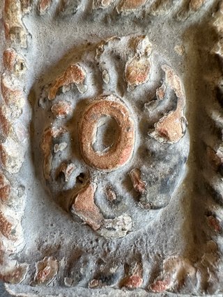 ANTIGUO FRISO BARROCO TERRACOTA SIGLOS XVII-XVIII